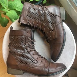 Brown ankle boots